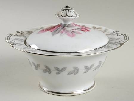 American Rose Sugar Bowl & Lid