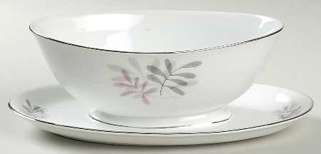 Avon Gravy Boat with Attached Underplate