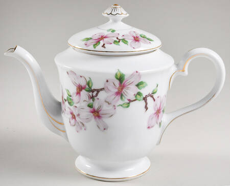 Dogwood Teapot & Lid