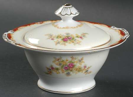 Forget Me Not Sugar Bowl & Lid