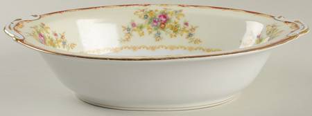 Forget Me Not 10" Oval Vegetable Bowl