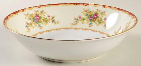Forget Me Not 8" Round Vegetable Bowl