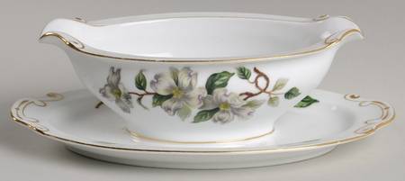 Geneva Gravy Boat with Attached Underplate