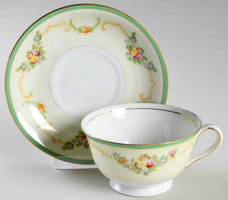 HIR1 Footed Cup & Saucer Set