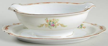 HIR14 Gravy Boat with Attached Underplate