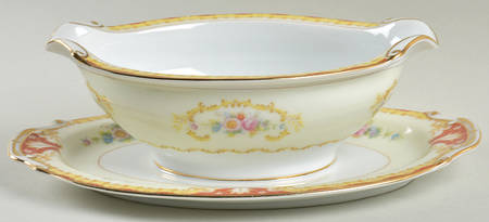 HIR15 Gravy Boat with Attached Underplate