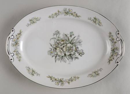 Jeanette 12" Oval Serving Platter