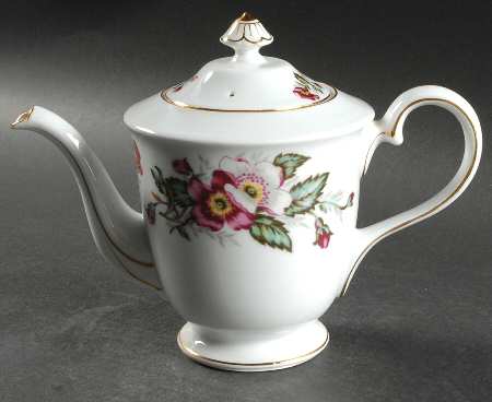 Prairie Rose Teapot & Lid