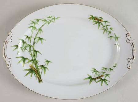 Tan Kay-Tah Kay 16" Oval Serving Platter