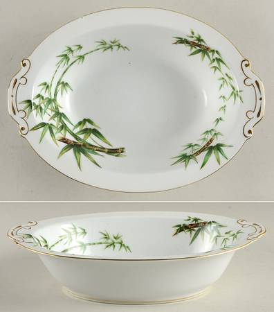 Tan Kay-Tah Kay 10" Oval Vegetable Bowl