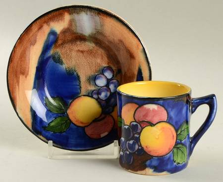 Autumn Flat Demitasse Cup & Saucer Set