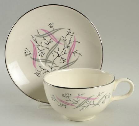 Allegro Flat Cup & Saucer Set