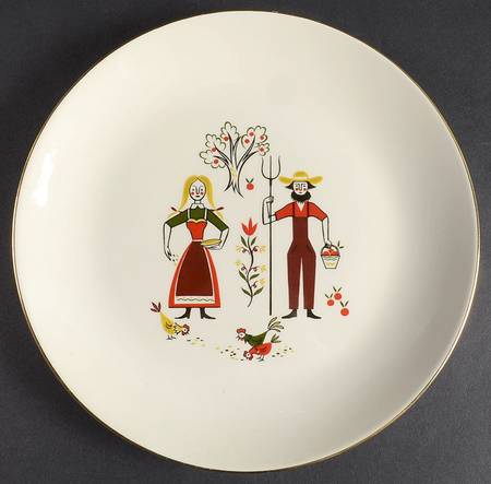 American Provincial Luncheon Plate