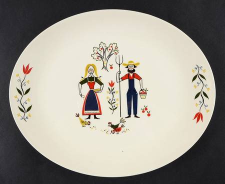 American Provincial 13" Oval Serving Platter