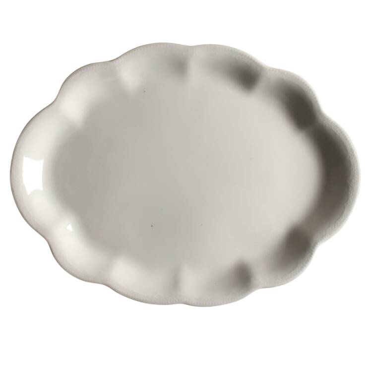 The Angelus (Also A Shape) 17" Oval Serving Platter