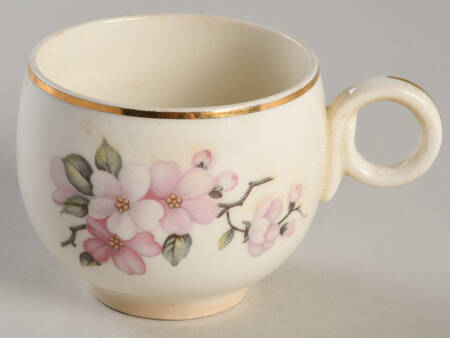 Apple Blossom Flat Demitasse Cup