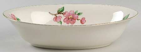 Apple Blossom (Liberty) 9" Oval Vegetable Bowl
