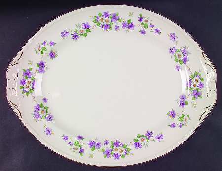 April 15" Oval Serving Platter