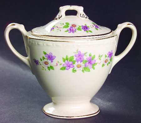 April Sugar Bowl & Lid
