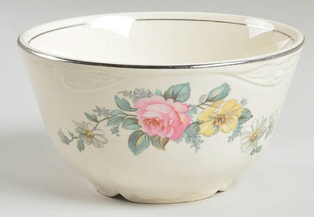 Armand (Virginia Rose Shape) Cranberry Bowl