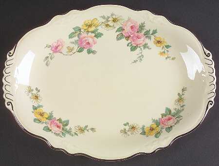 Armand (Virginia Rose Shape) 11" Oval Serving Platter