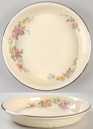 Armand (Virginia Rose Shape) 10" Pie Baking Plate