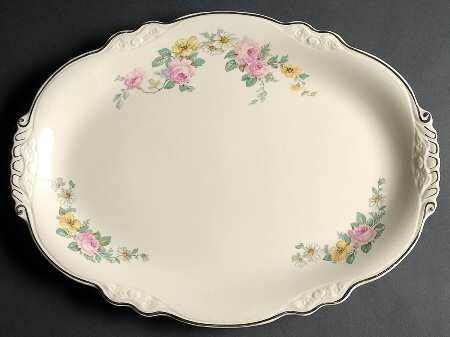 Armand (Virginia Rose Shape) 15" Oval Serving Platter