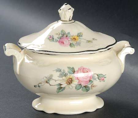 Armand (Virginia Rose Shape) Sugar Bowl & Lid