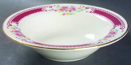 B1315 (Gold Trim) Rim Fruit/Dessert (Sauce) Bowl