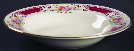 B1315 (Gold Trim) Rim Soup Bowl