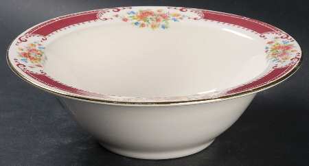 B1315 (Gold Trim) 9" Round Vegetable Bowl