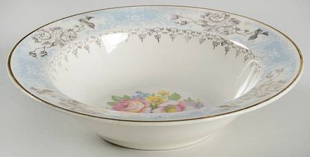 Royal Splendor Rim Fruit/Dessert (Sauce) Bowl by Homer Laughlin 