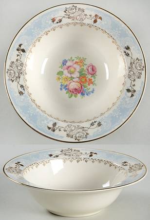 Royal Splendor Rim Cereal Bowl by Homer Laughlin 