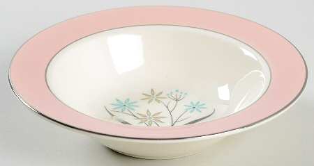 B1415 (Platinum Trim) Rim Fruit/Dessert (Sauce) Bowl