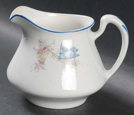 Bluebird (Blue Trim) Creamer