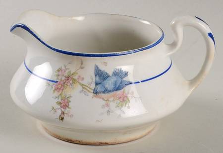 Bluebird (Blue Trim) Creamer