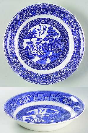 Blue Willow Coupe Soup Bowl