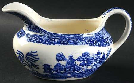 Blue Willow Gravy Boat