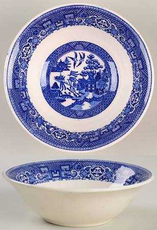 Blue Willow Coupe Cereal Bowl