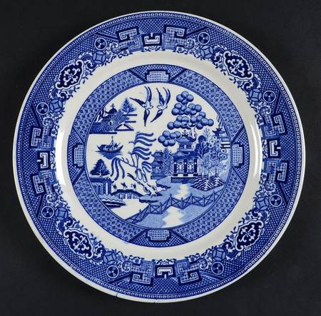 Blue Willow Luncheon Plate