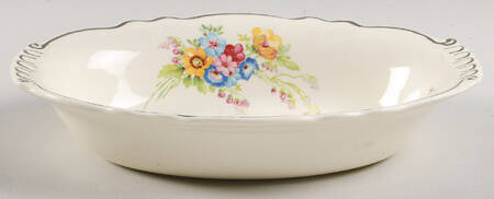 Bouquet 8" Oval Vegetable Bowl