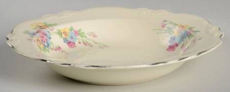 Bouquet Rim Soup Bowl