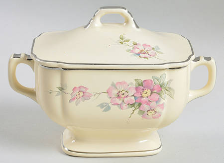 Briar Rose Sugar Bowl & Lid