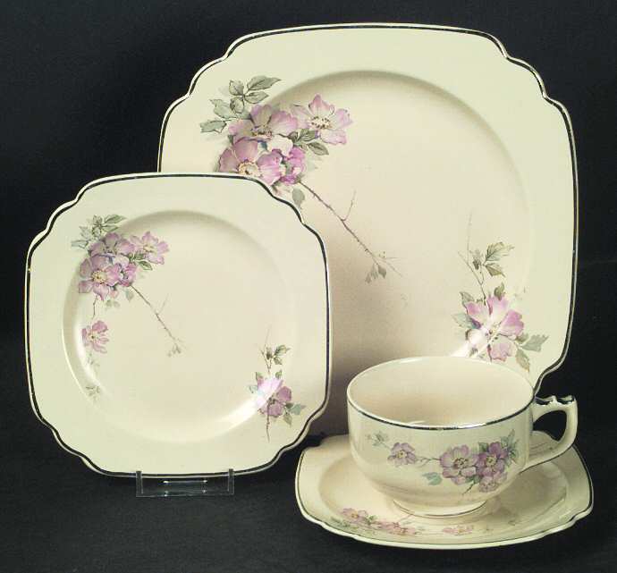Briar Rose Bread & Butter Plate