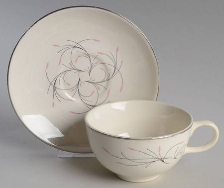 Capri Flat Cup & Saucer Set