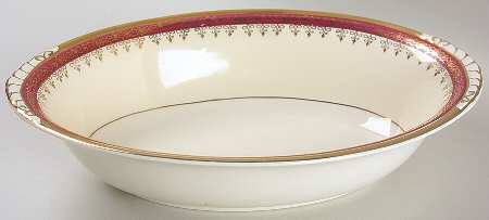 Cardinal 9" Oval Vegetable Bowl by Homer Laughlin 