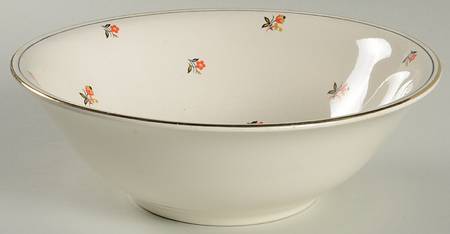 Cardinal (Red Floral, Nautilus) 8" Round Vegetable Bowl