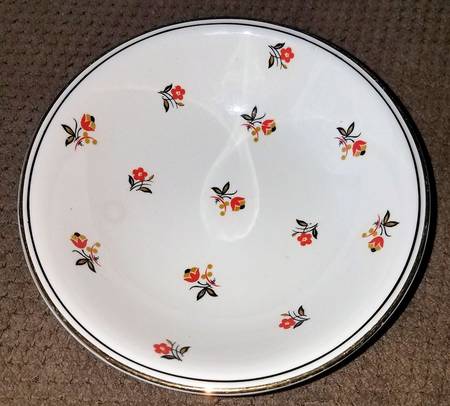 Cardinal (Red Floral, Nautilus) Fruit/Dessert (Sauce) Bowl
