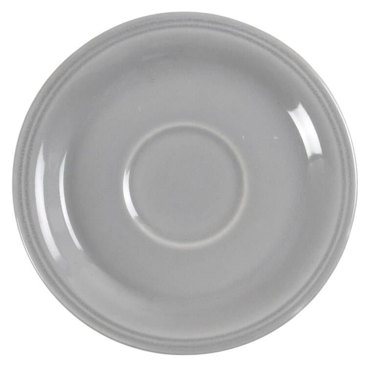 Carnival Gray Saucer