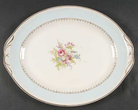Chateau 15" Oval Serving Platter by Homer Laughlin 